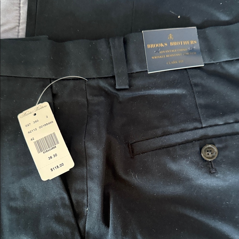 Brooks Brothers Men's Navy Blue Dress Pants NWT